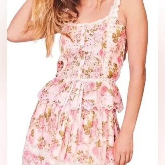 New LoveShackFancy Luanne skirt set - Picture 1 of 5